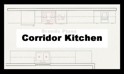 Free Kitchens on Free Plans   Kitchen Planning Free Galley Kitchen Plans   New Corridor