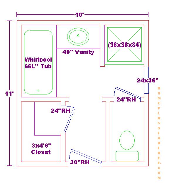 Design Master Bathroom Floor Plans