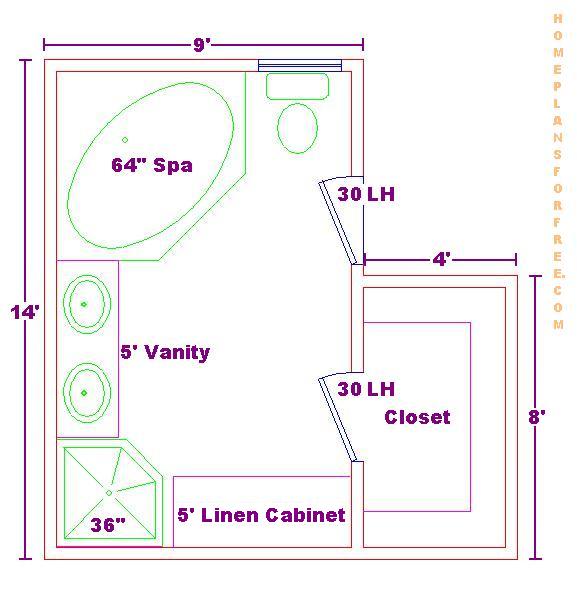 Master Bathroom Floor Plans